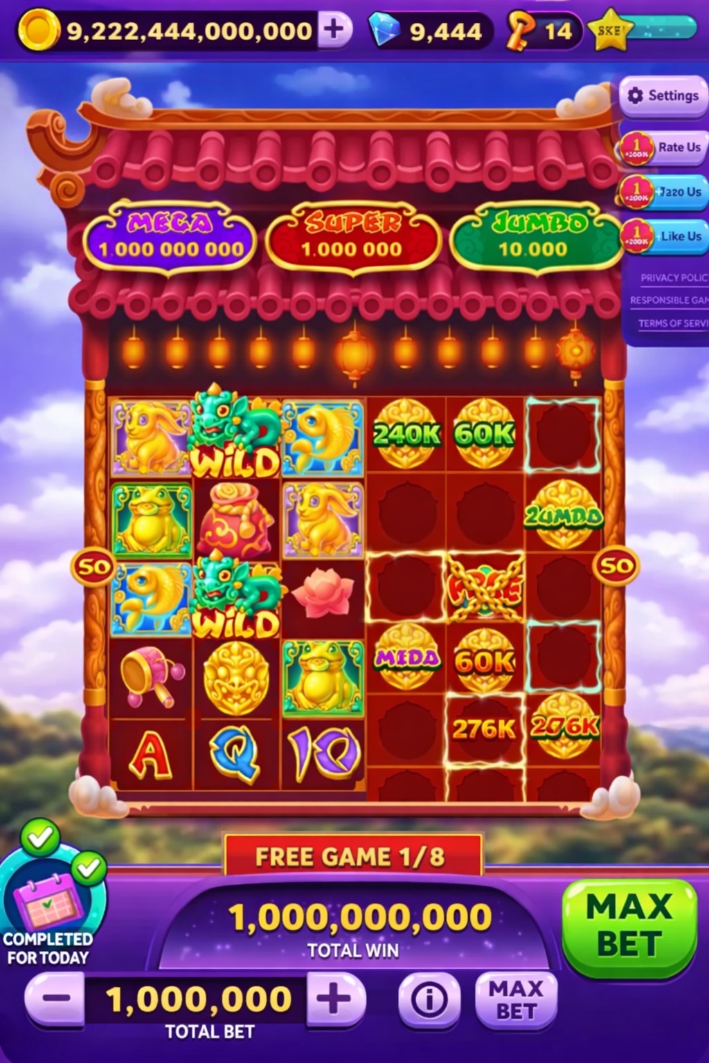 Genesis Casino game